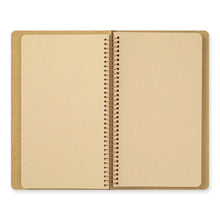 Traveler's Company Spiral Notebook A5 Slim Blank Kraft Paper