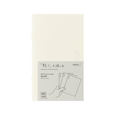 Midori MD Notebook Light B6 Slim Lined (3-pack)