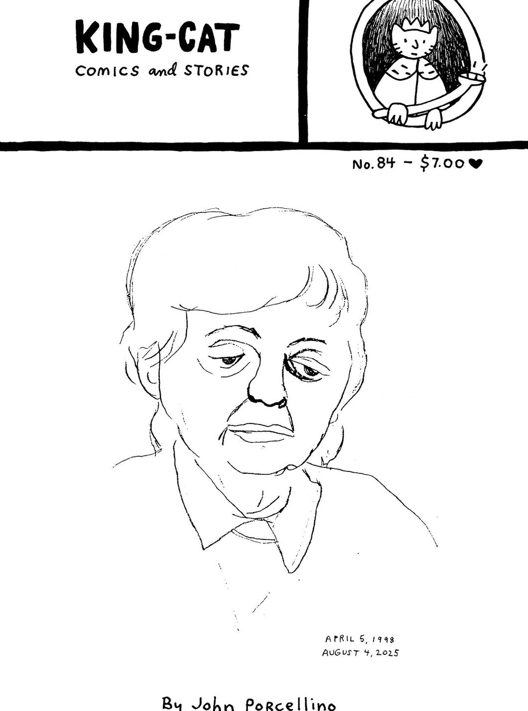 King-Cat Commics #84 by John Porcellino