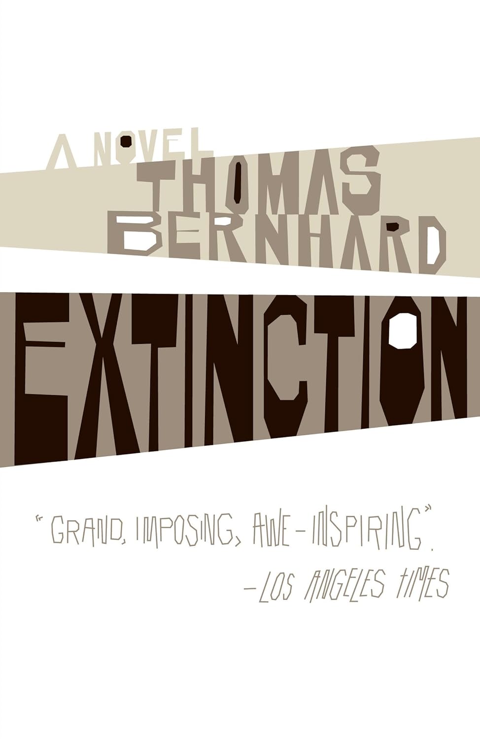 Extinction: A Novel by Thomas Bernhard