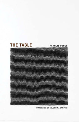 The Table by Francis Ponge