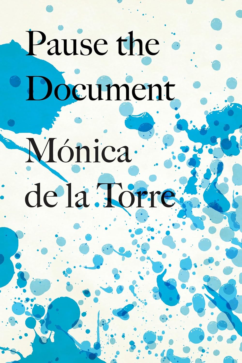 Pause the Document by Mónica de la Torre