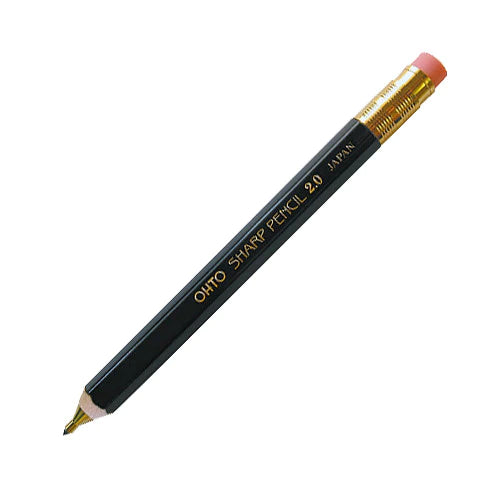 OHTO Wooden Mechanical Pencil 2.0MM Black