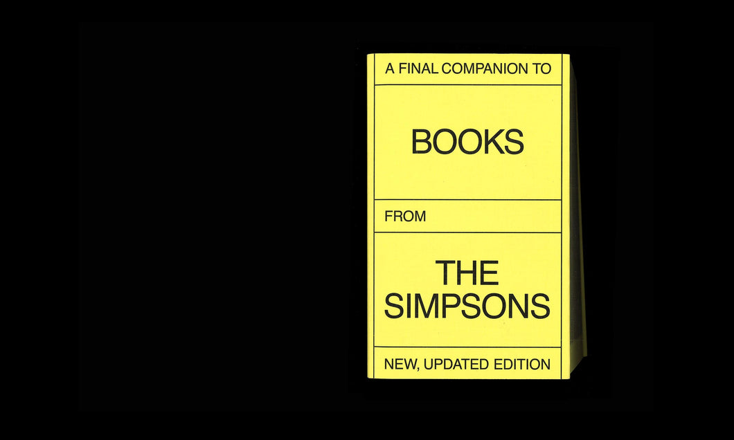 A Final Companion To Books From The Simpsons