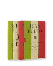 Juan Rulfo Estuche conmemorativo: Pedro Páramo, Llano en Llamas, Gallo de Oro