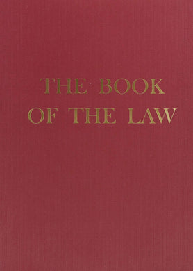 The Book of the Law by Aleister Crowley