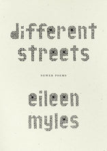 Snowflake/Different Streets by Eileen Myles